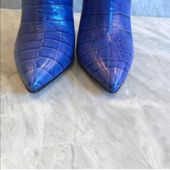 Paris Texas blue heeled boots size 36 - Picture 6 of 6